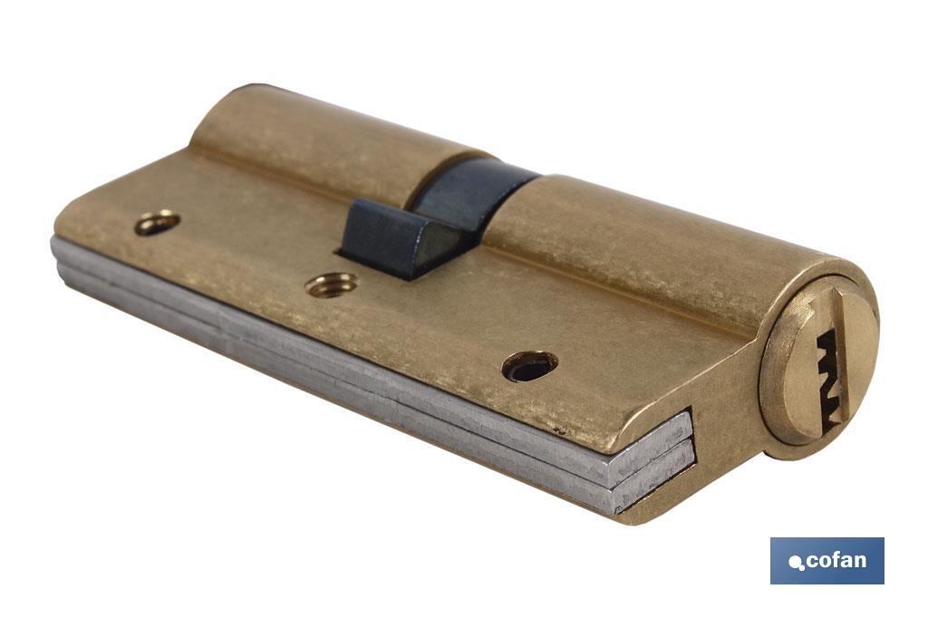 Cilindro SEG. ANTIBUMPING 30/30 L. Larga-Latón