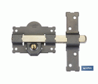 CERROJO LLAVE/LLAVE PINTADO GRIS L/105-70mm Igualados