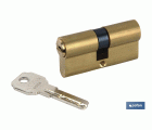 CILINDRO SEGURIDAD LLAVE NORMAL 30/30 LATÓN-LEVA LARGA