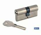 CILINDRO SEGURIDAD LLAVE NORMAL 30/30 LATÓN-LEVA LARGA