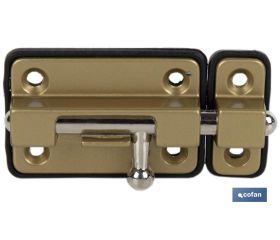 PASADOR BASE PLÁSTICO DORADO 65 MM