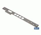 Cerradura Embutir 4 B-Redonda+cerradero D85 E50 Latón (P/Madera)