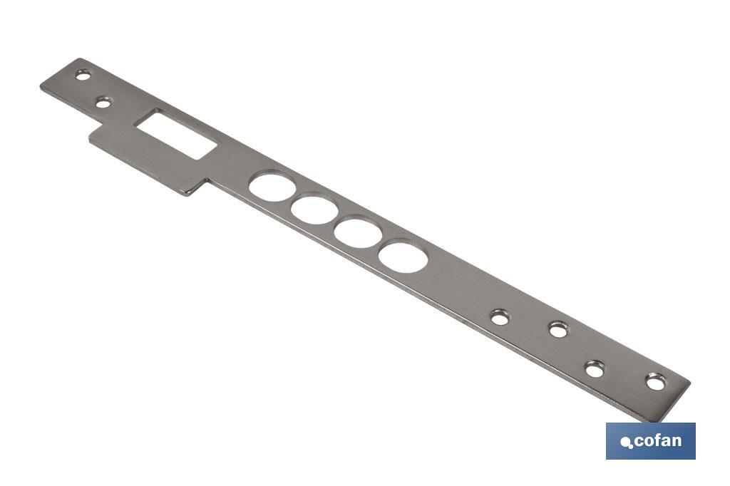 Cerradura Embutir 4 B-Redonda+cerradero D85 E50 Latón (P/Madera)