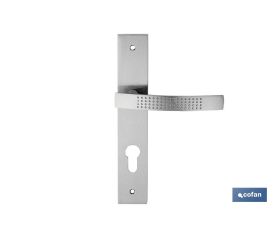 Juego manivela con placa y hendidura