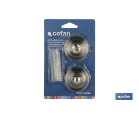 MULETILLA ROSETA CON DESBLOQUEO NIQUEL SATINADO