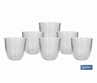PACK 6 VASOS DE AGUA VIDRIO 29 CL MODELO ÓPALO