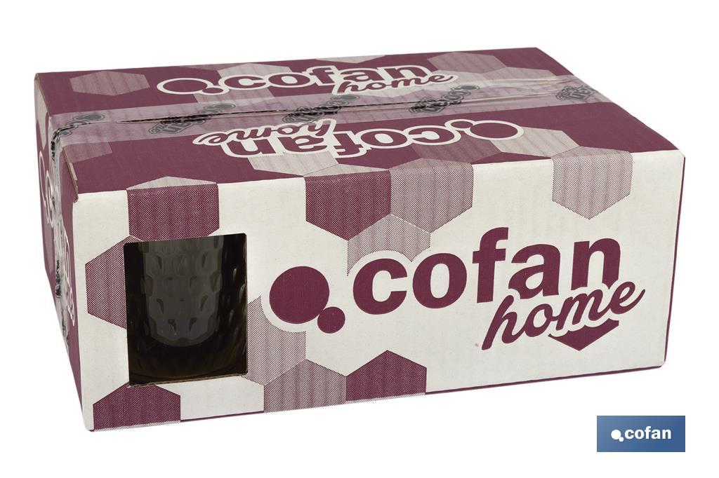 PACK 6 VASOS DE AGUA VIDRIO 29 CL MODELO ÓPALO