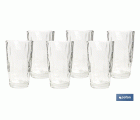 PACK 6 VASOS ALTO VIDRIO 47 CL MODELO JADE