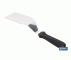 ESPÁTULA ACODADA INOXIDABLE PARA BARBACOA 27,5 X 7,5 CM