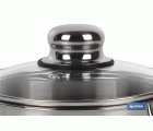 CACEROLA INOX INDUC. 1.3L MODELO POLENTA T/ VIDRIO Ø160 MM
