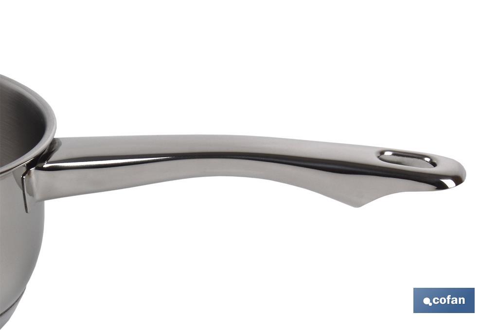 CAZO MANGO INOX INDU.1.3LMODELO POLENTA  Ø160 MM