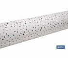 ROLLO MANTEL ANTIMANCHAS 1,40 x 25m 50% ALG/50% PVC.PUNTOS