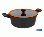 Cacerola Full Induction | Fabricada Aluminio Fundido | Medida Ø 28 cm