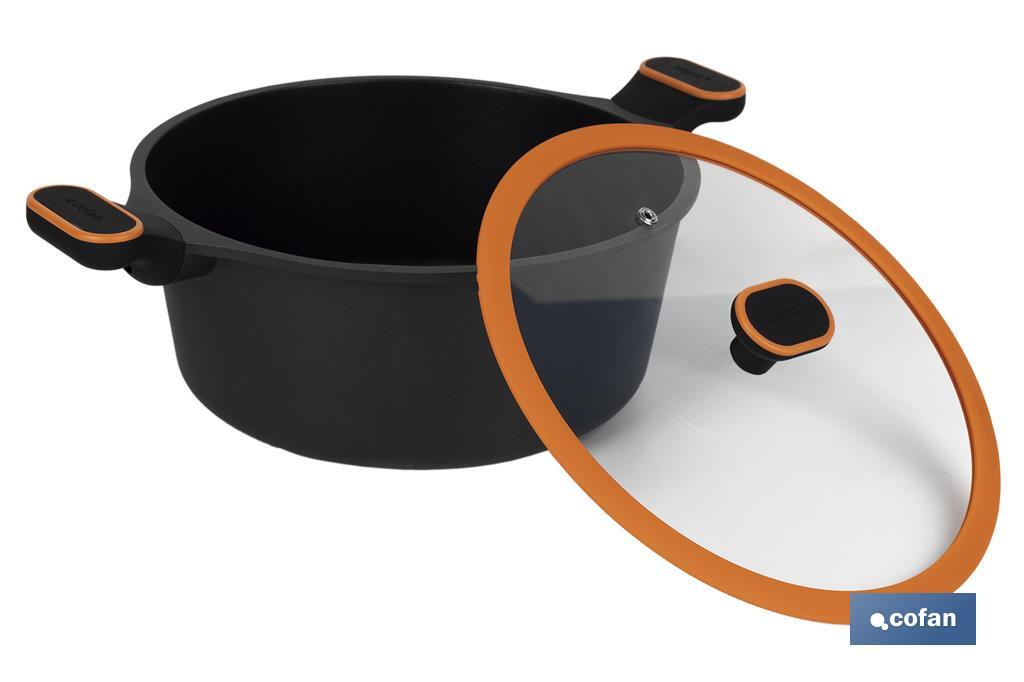 CACEROLA 28 CM FULL INDUCTION ALUMINIO FUNDIDO OLIVIER