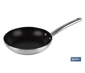 Sartén Profesional | Dos Medidas a Elegir | Fabricada en Aluminio y Mango de Acero