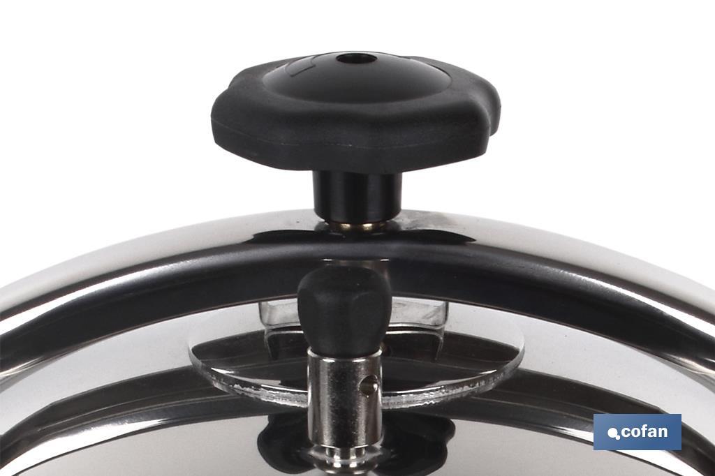 OLLA PRESION INOX MOD POLENTA INDUCCIÓN 4,5 LT