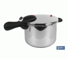 Olla rápida a Presión | Modelo Módena| Varias Capacidades | Apta para todo tipo de cocinas | Diámetro de Ø22cm
