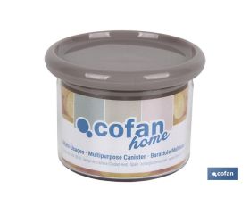 Bote Multiusos Modelo Albahaca | Fabricado en Poliestireno y Polipropileno | Tarros de Almacenamiento de Cocina