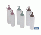 BOTELLA ACEITERA MODELO ALBAHACA  250 ML ROSA PALO 5X20cm venta unitaria