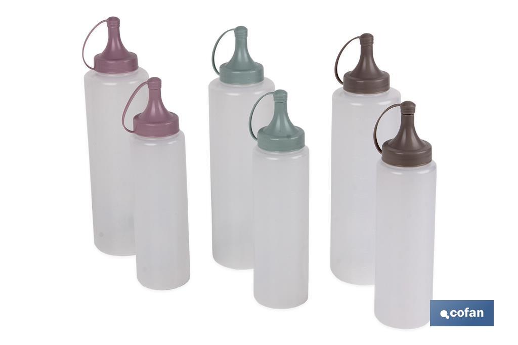 BOTELLA ACEITERA MODELO ALBAHACA  250 ML ROSA PALO 5X20cm venta unitaria