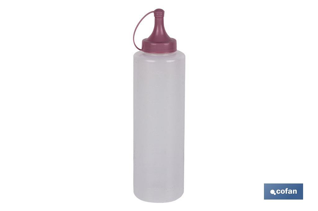BOTELLA ACEITERA MODELO ALBAHACA  250 ML ROSA PALO 5X20cm venta unitaria