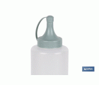 BOTELLA ACEITERA MODELO ALBAHACA 500 ML VERDE AGUA  6x23cm