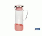 JARRA BOROSILICATO ROSA 1300 ml