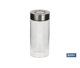 Frasco de vidrio borosilicato | Capacidad desde 550 ml hasta 1900 ml | Apto para uso alimentario