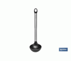 Cuchara Sopera Modelo Neige | Fabricada en Silicona con Mango Inox | Medida 32 cm | Resistente hasta 220ºC