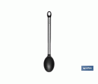 Cuchara de Cocina Modelo Neige | Fabricada en Silicona con Mango inox | Medida 34 cm | Resistente hasta 220 °C