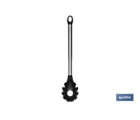 Cuchara para Pasta Modelo Neige | Fabricado en Silicona con mango inox I Medida 34 cm |  Resistente hasta 220 °C