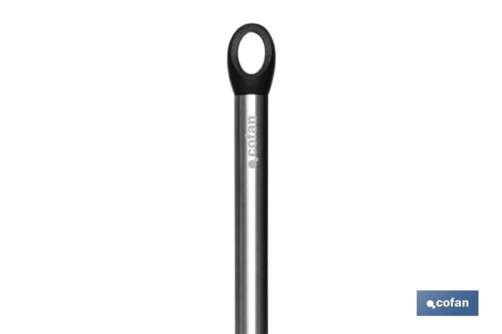 CUCHARA DE PASTA DE ACERO INOX. Y SILICONA MODELO NEIGE 34 CM