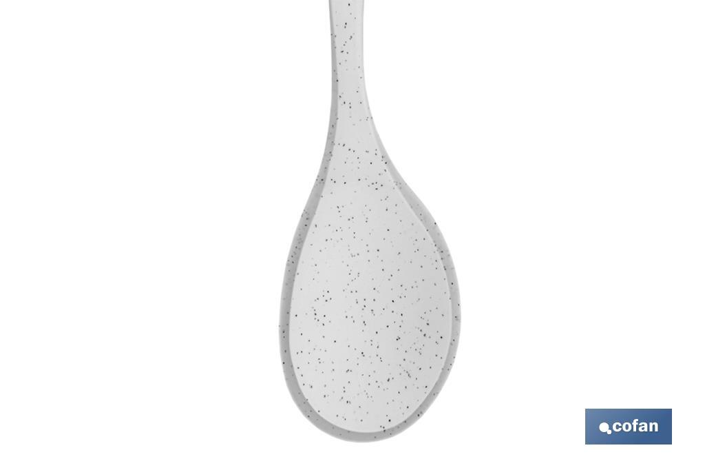CUCHARA DE COCINA DE SILICONA BLANCA MODELO BACH 30 CM