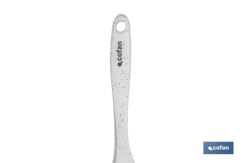 CUCHARA DE COCINA DE SILICONA BLANCA MODELO BACH 30 CM