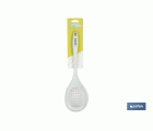 CUCHARA DE AGUJEROS DE SILICONA BLANCA MODELO BACH 34 CM