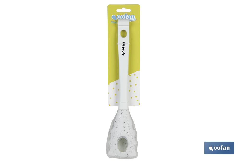 PINZAS DE NYLON Y SILICONA BLANCA MODELO BACH 28 CM