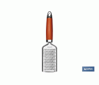 Rallador manual Doble cara Modelo Sena | Fabricado en Acero Inox con Mango ABS | Color Rojo | Medida 24 cm