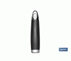 ABRIDOR DE BOTELLAS NEGRO MODELO SENA 18,5 CM
