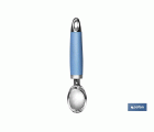 Cuchara de Helado Modelo Sena | Fabricado en Acero Inox con Mango ABS | Color Azul | Medida 18 cm