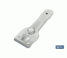 RASQUETA DE VITROCERÁMICA INOX. MODELO SENA 13,5 X 4,5 CM