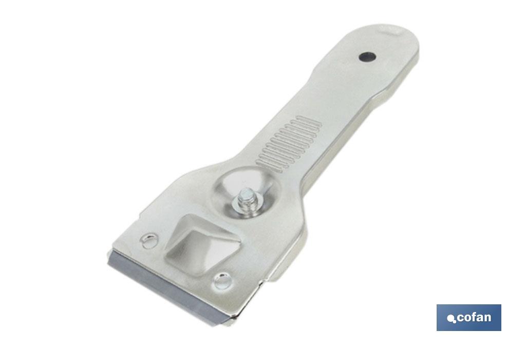 RASQUETA DE VITROCERÁMICA INOX. MODELO SENA 13,5 X 4,5 CM