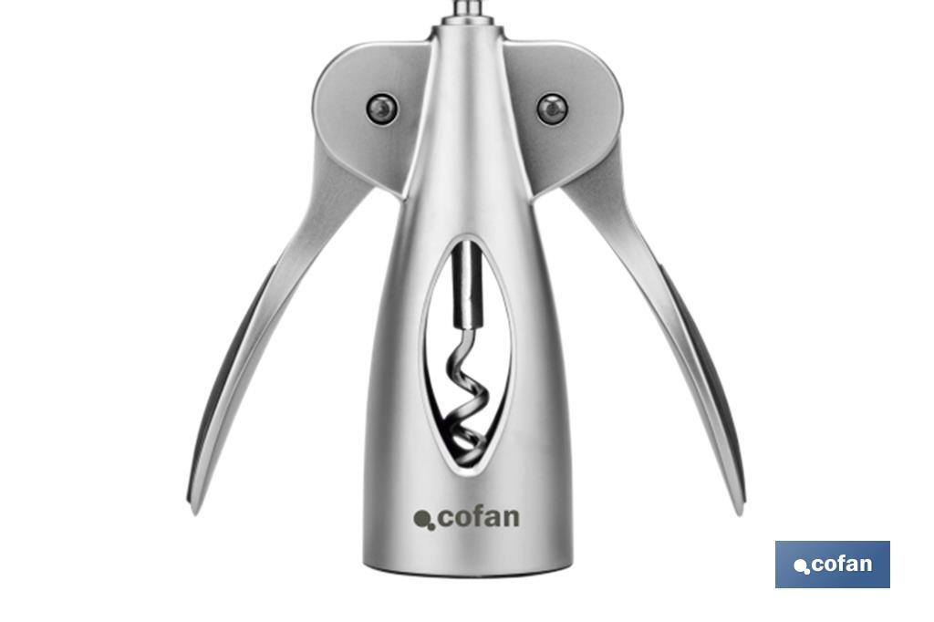 SACACORCHOS NEGRO MODELO SENA 17 X 6,2 X 4,2 CM