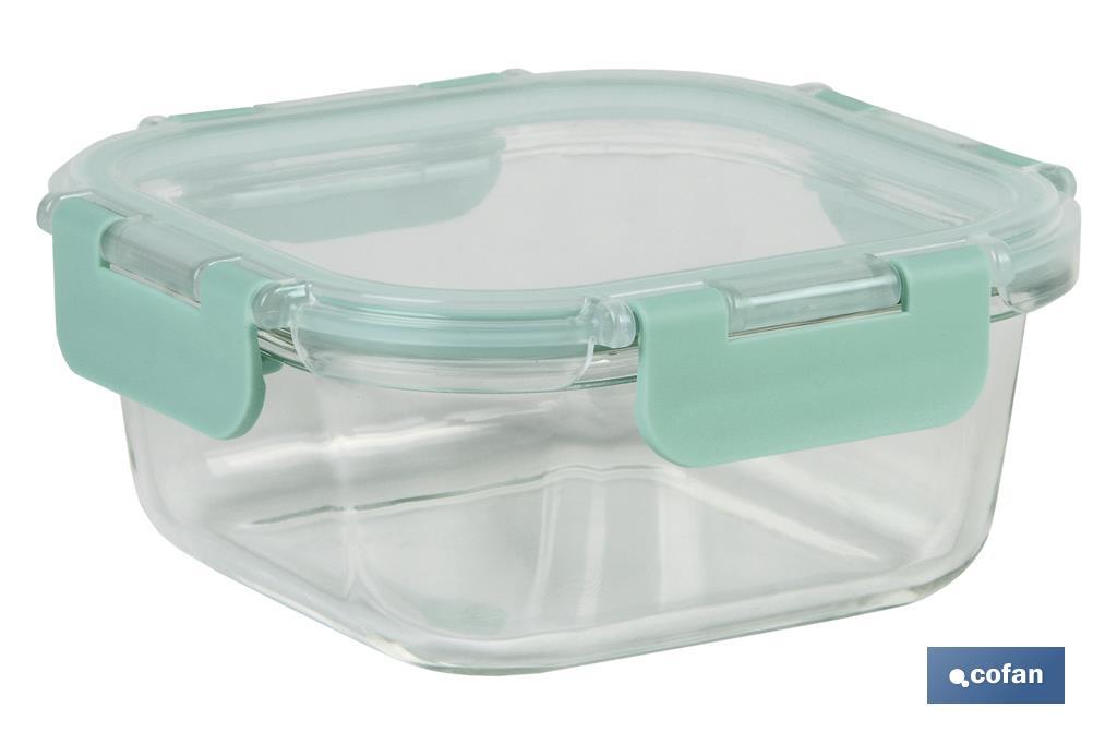 SET DE 2 RECIPIENTES DE BOROSILICATO MODELO AGATHA 520 ML - 800 ML