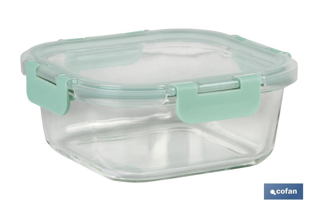 SET DE 2 RECIPIENTES DE BOROSILICATO MODELO AGATHA 520 ML - 800 ML