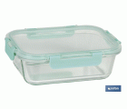 SET DE 3 RECIPIENTES DE BOROSILICATO MODELO AGATHA 640 ML -1040 ML-1520 ML