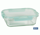 SET DE 3 RECIPIENTES DE BOROSILICATO MODELO AGATHA 640 ML -1040 ML-1520 ML