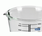 JARRA MEDIDORA DE VIDRIO BOROSILICATO 1 L MODELO BARITINA