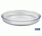 Fuente redonda de borosilicato Modelo Baritina I Capacidad 1600 ml | Medidas 27,7 x 3,5 cm | Peso 900 g