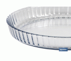 FUENTE REDONDA DE VIDRIO BOROSILICATO MODELO BARITINA 1600 ML