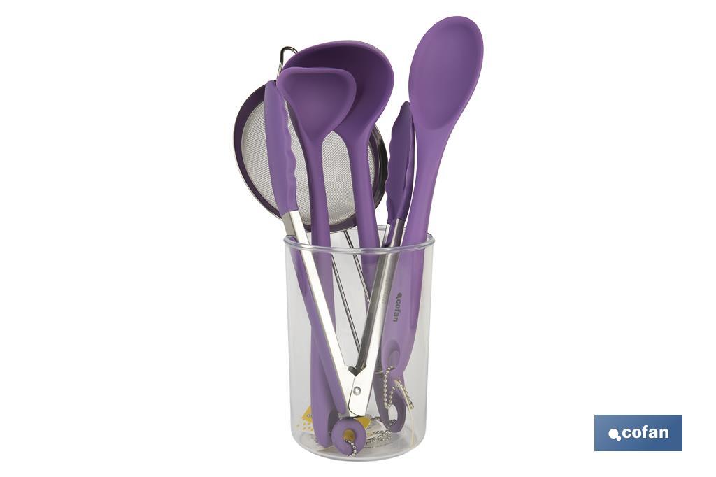 SET DE 6 UTENSILIOS DE COCINA GAMA VERGINI